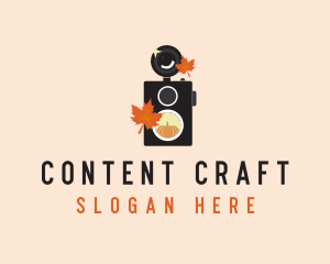 Blogging - Autumn Pumpkin Photography logo design