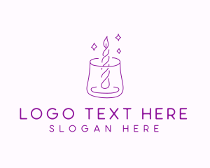 Light - Candle Spa Massage logo design