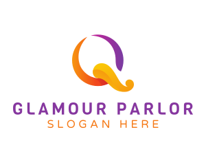 Parlor - Colorful Elegant Q logo design