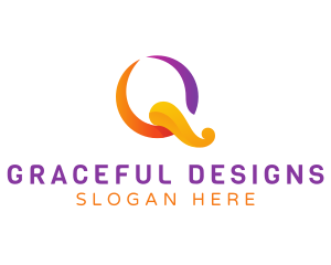 Elegant - Colorful Elegant Q logo design