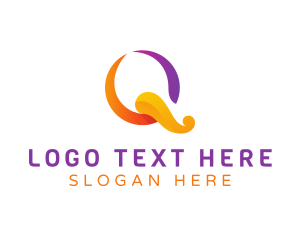 Alphabet - Colorful Elegant Q logo design