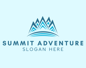 Climbing - Abstract Mountain Climbing logo design