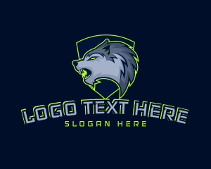 K9 - Wolf Crest Gaming logo design
