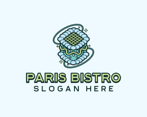 Retro Pastry Cake logo design