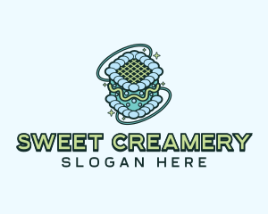 Retro Pastry Cake logo design