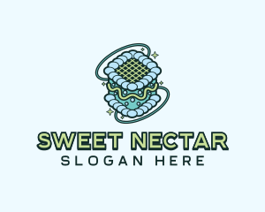 Retro Pastry Cake logo design