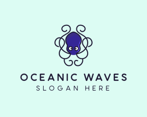 Marine - Marine Octopus Tentacles logo design