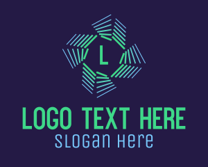 Media Agency - Digital Spiral Letter logo design
