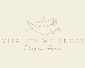 Sexy Wellness Woman  logo design