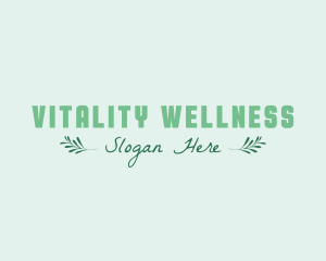 Nature Leaf Wellness logo design