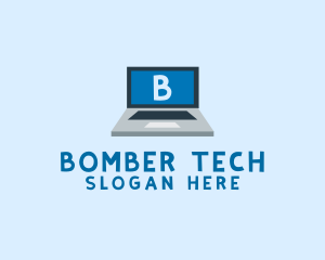 Tech Laptop Tech Repair logo design