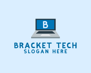 Tech Laptop Tech Repair logo design