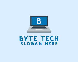 Tech Laptop Tech Repair logo design