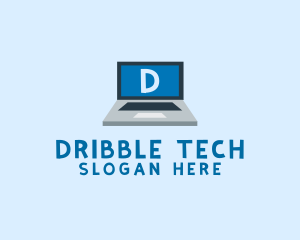 Tech Laptop Tech Repair logo design