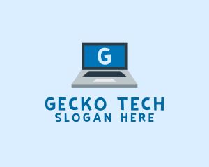 Tech Laptop Tech Repair logo design