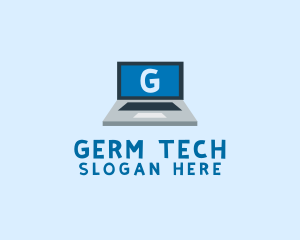 Tech Laptop Tech Repair logo design