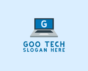 Tech Laptop Tech Repair logo design