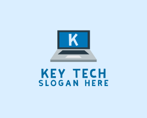 Tech Laptop Tech Repair logo design