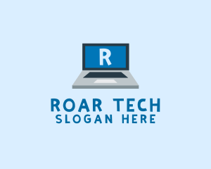 Tech Laptop Tech Repair logo design