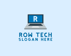 Tech Laptop Tech Repair logo design