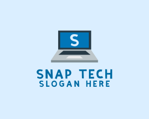 Tech Laptop Tech Repair logo design