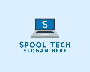 Tech Laptop Tech Repair logo design