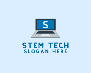 Tech Laptop Tech Repair logo design