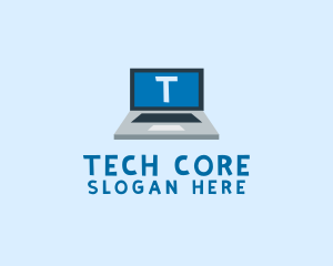 Tech Laptop Tech Repair logo design