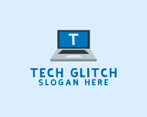 Tech Laptop Tech Repair logo design