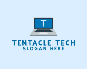 Tech Laptop Tech Repair logo design