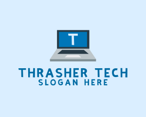 Tech Laptop Tech Repair logo design