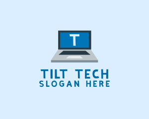 Tech Laptop Tech Repair logo design