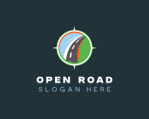 Road Highway Logistics logo design