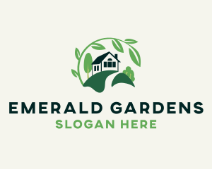 Garden House Landscaping logo design