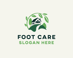 Garden House Landscaping logo design