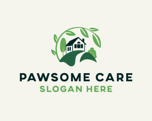 Garden House Landscaping logo design