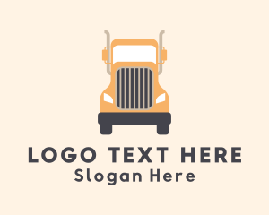 Logisitcs - Transport Cargo Truck logo design