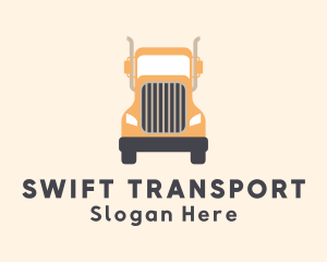 Transport Cargo Truck   logo design