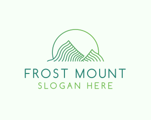 Green Mountain Curves logo design