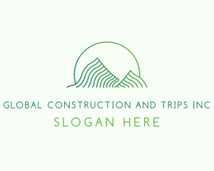 Adventure - Green Mountain Curves logo design