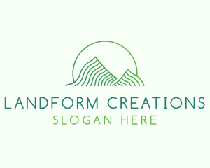 Green Mountain Curves logo design