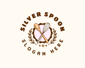 Kitchen Whisk Baking logo design