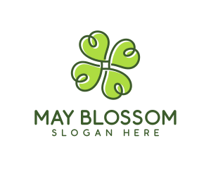 Natural Cloverleaf Spa logo design