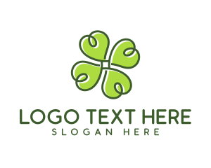 Lucky - Natural Cloverleaf Spa logo design