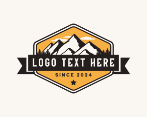 Exploration - Outdoor Forest Mountain logo design