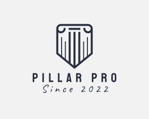 Pillar Shield Insurance logo design