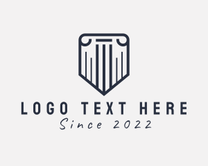 Concrete - Pillar Shield Insurance logo design