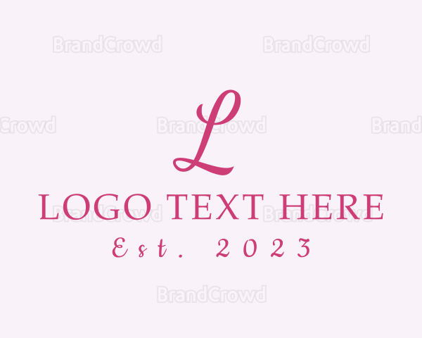 Feminine Fashion Boutique Logo