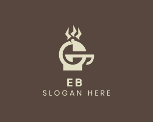 Brown Griller Letter G Logo