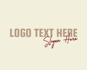 Script - General Fashion Shop logo design